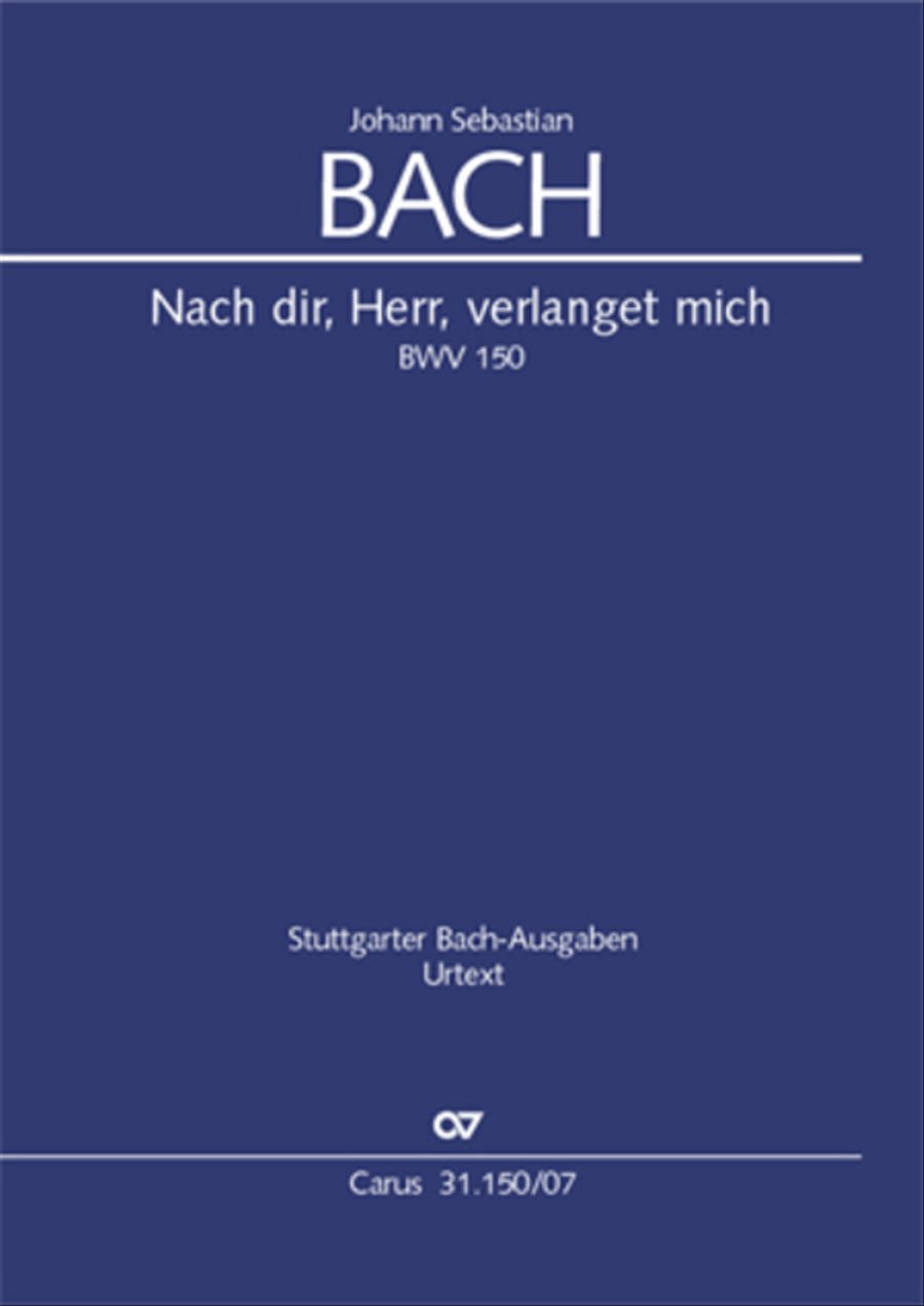 O my Lord, I long for thee (Nach dir, Herr, verlanget mich) 4-Part scores gallery preview page 1