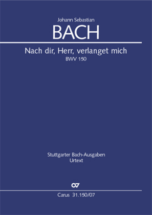 Book cover for O my Lord, I long for thee (Nach dir, Herr, verlanget mich)