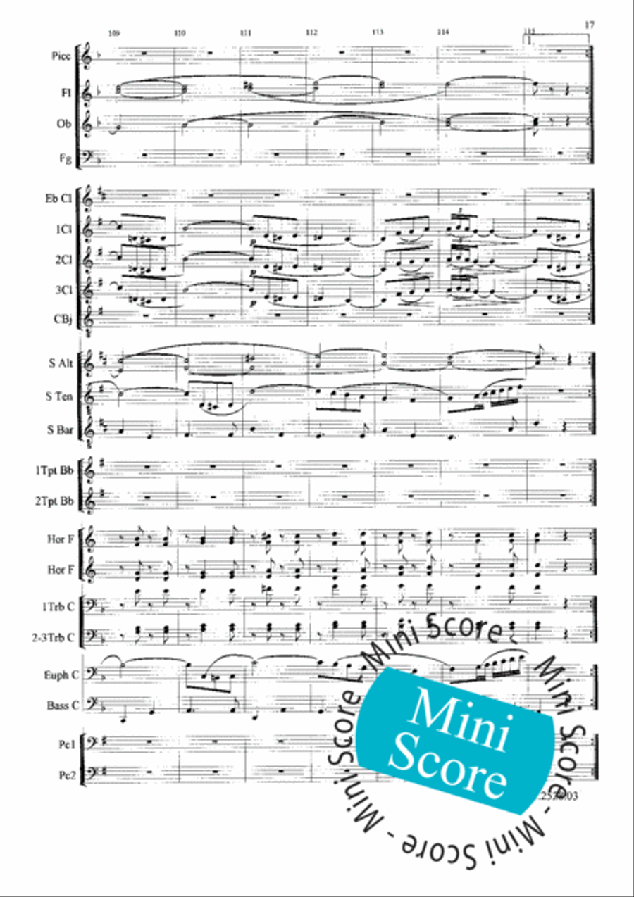 Al Centenario Concert Band scores gallery preview page 21