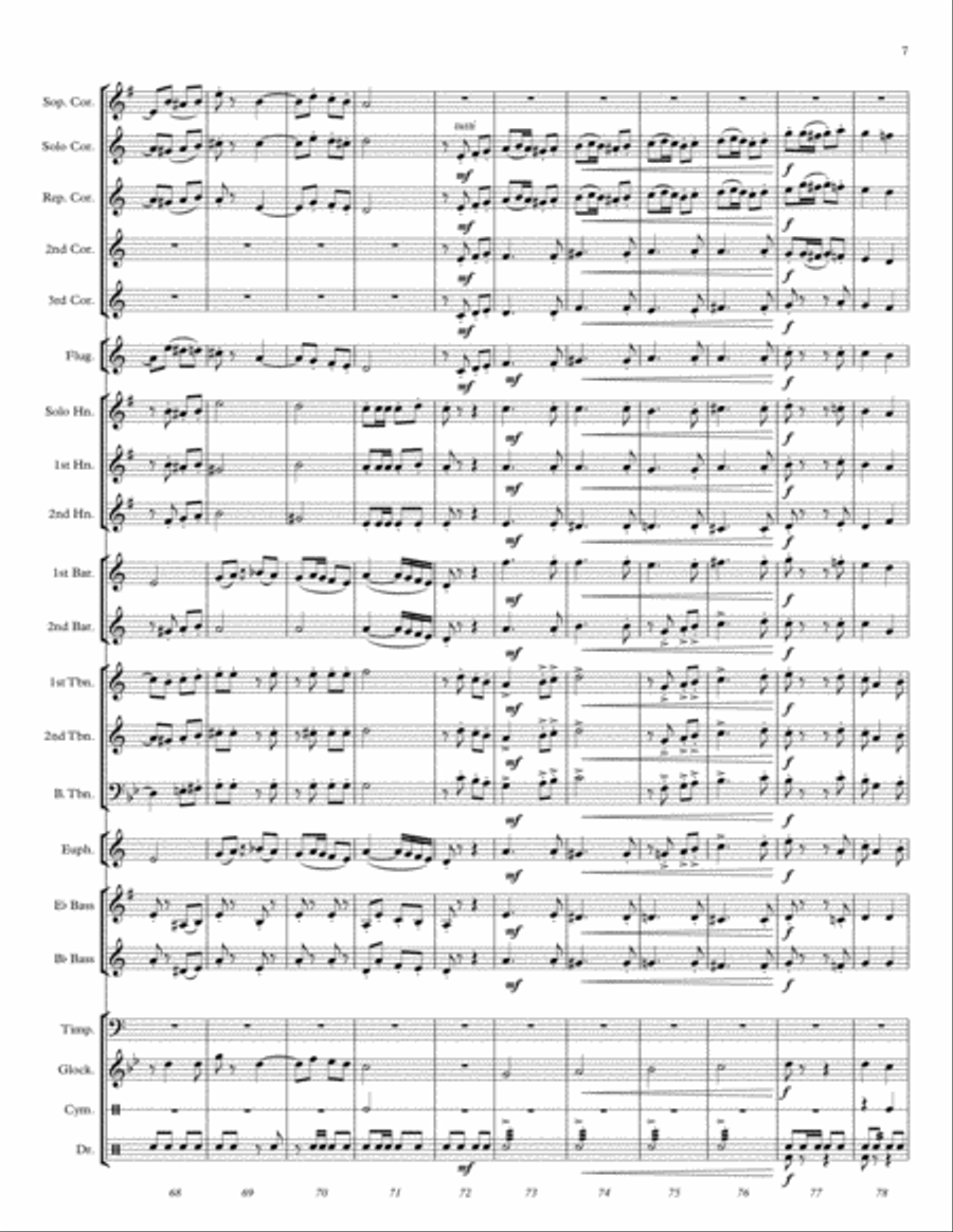 The Midwesterner Brass Band scores gallery preview page 8