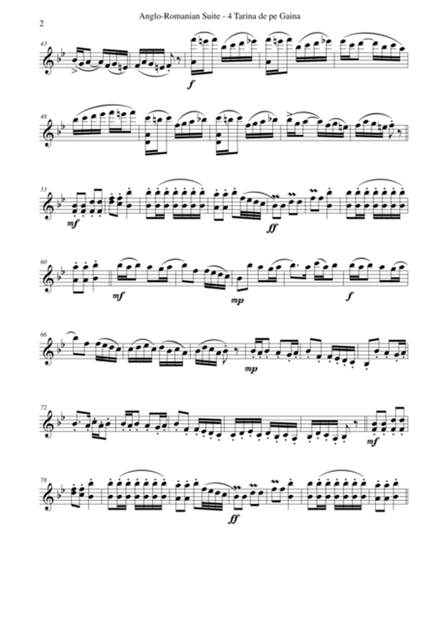 Tarina de pe Gaina from Anglo-Romanian Suite for solo violin image number null
