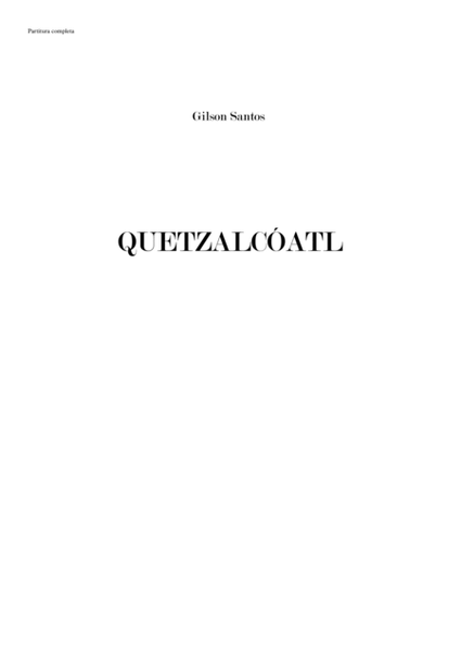 QUETZALCÓATL for Trumpet Ensemble image number null