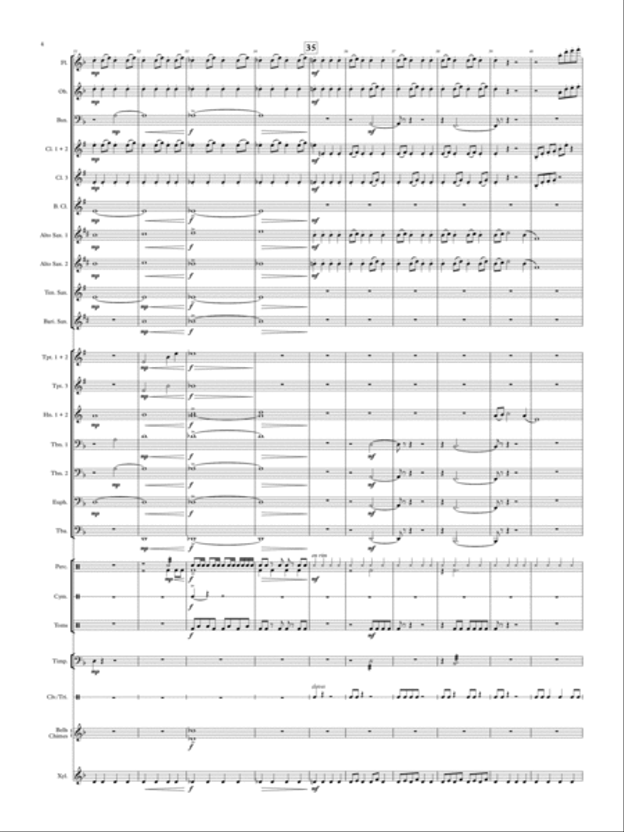 Shadowlands - for concert band Concert Band scores gallery preview page 4