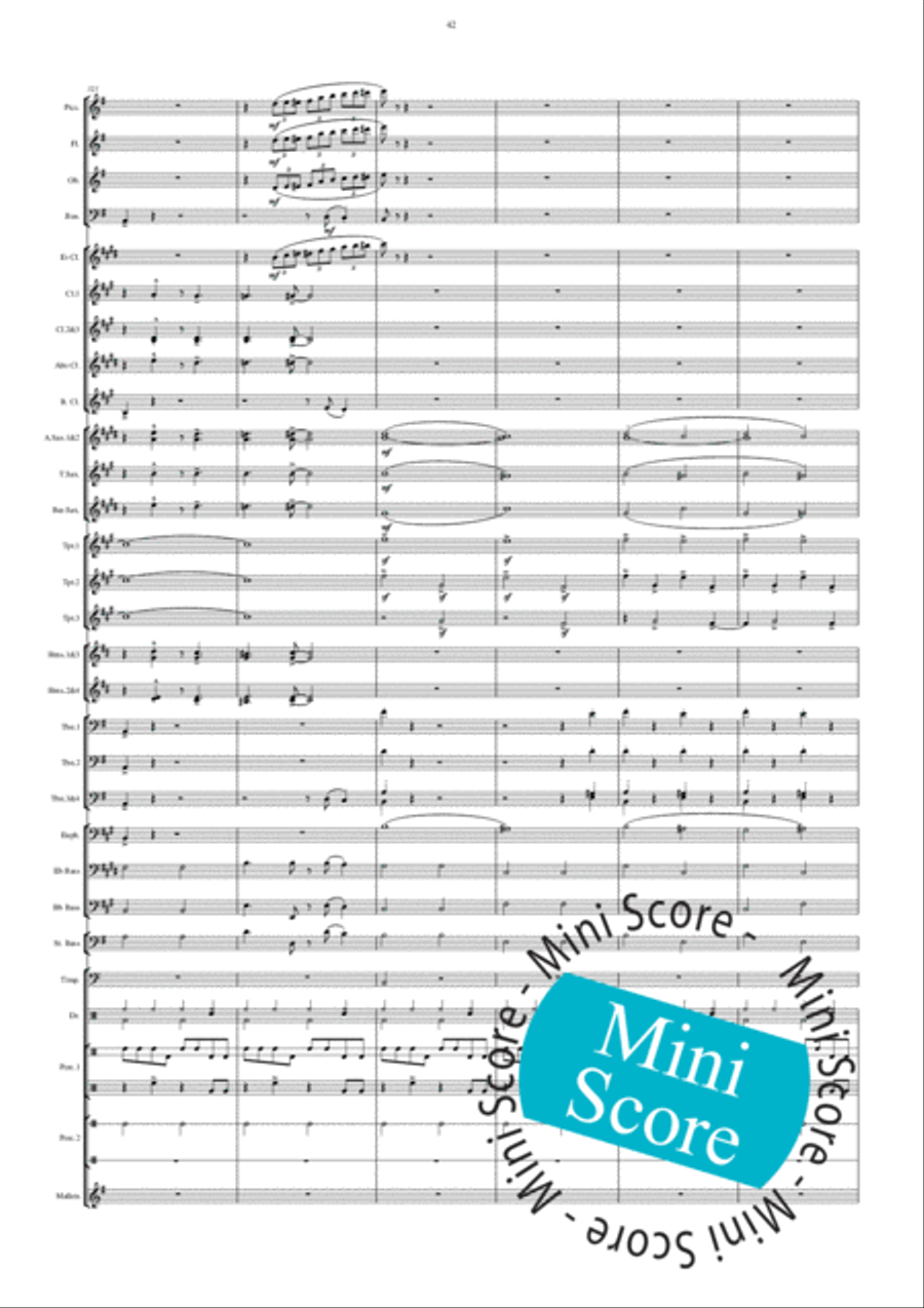 Car Car Concert Band scores gallery preview page 46