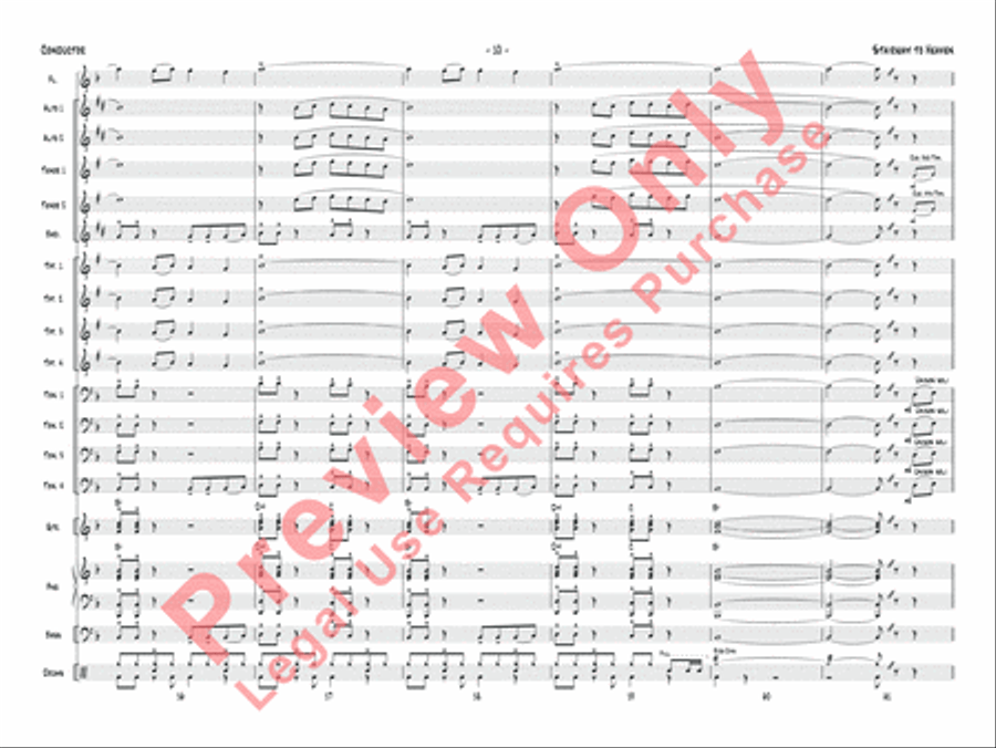Stairway to Heaven Jazz Ensemble scores gallery preview page 13