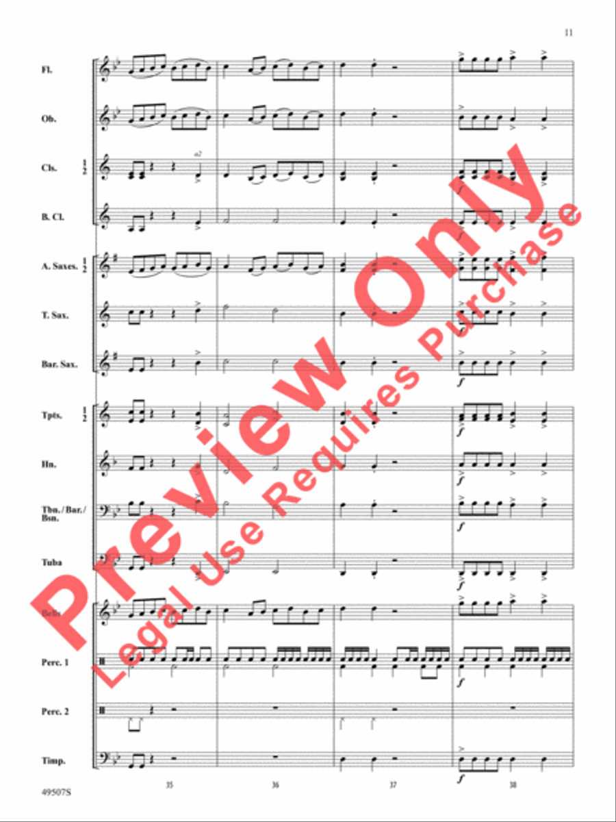 Operation Invictus Operation Invictus Concert Band scores gallery preview page 12