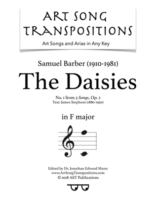 The Daisies, Op. 2, No. 1