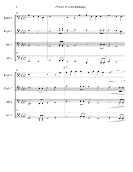O Come, O Come, Emmanuel (Tuba Quartet) image number null