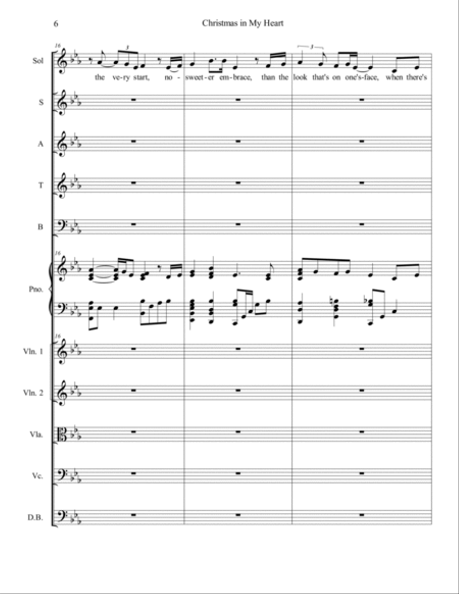 Christmas in My Heart 4-Part scores gallery preview page 6