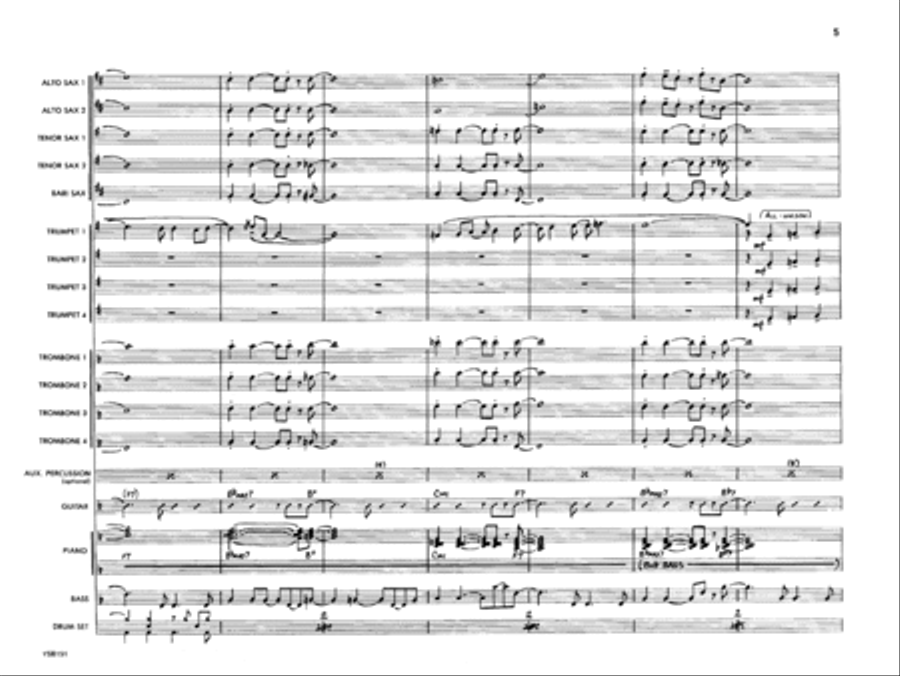 Gringo Jazz Ensemble scores gallery preview page 5