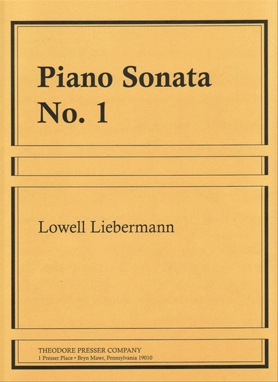 Piano Sonata No. 1 Chamber Music scores gallery preview page 1