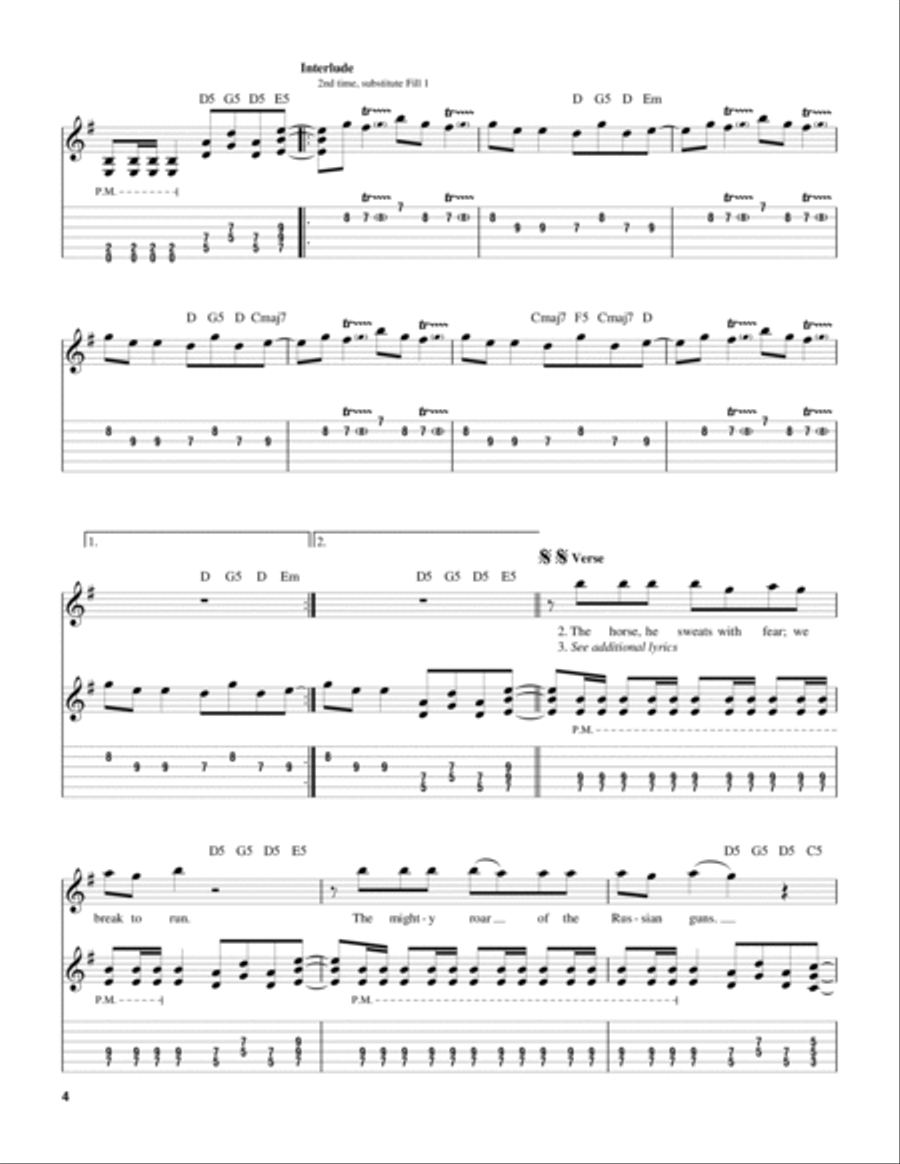 The Trooper The Trooper Electric Guitar scores gallery preview page 4
