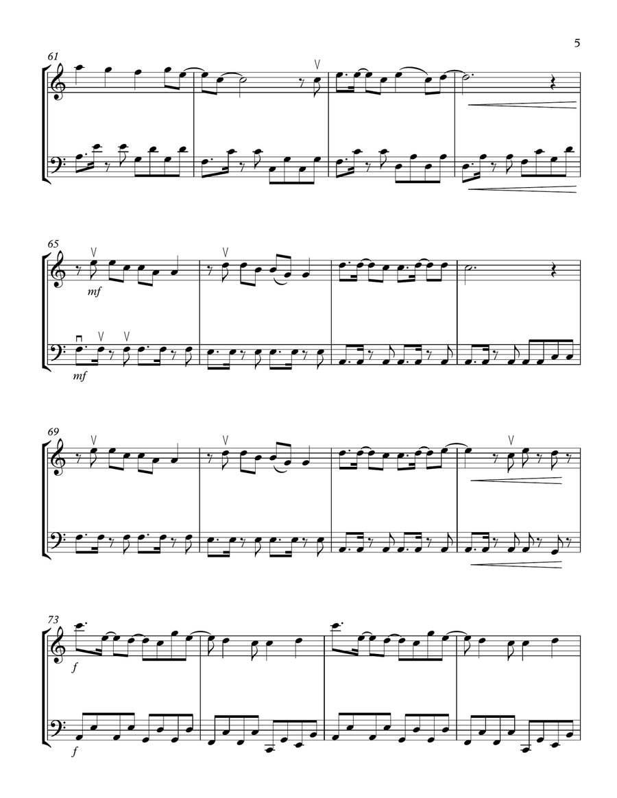 Rather Be String Duet scores gallery preview page 5