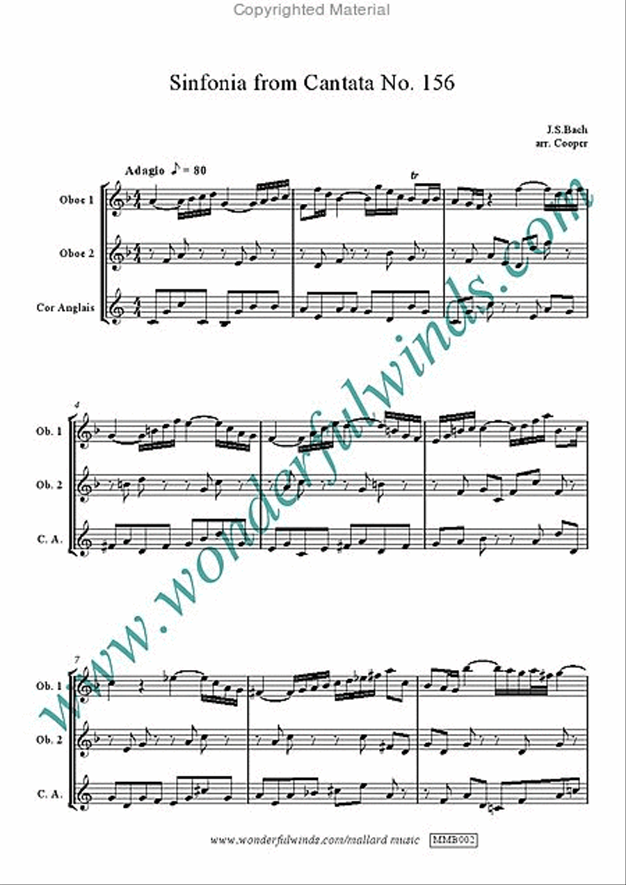 Sinfonia Woodwind Trio scores gallery preview page 2