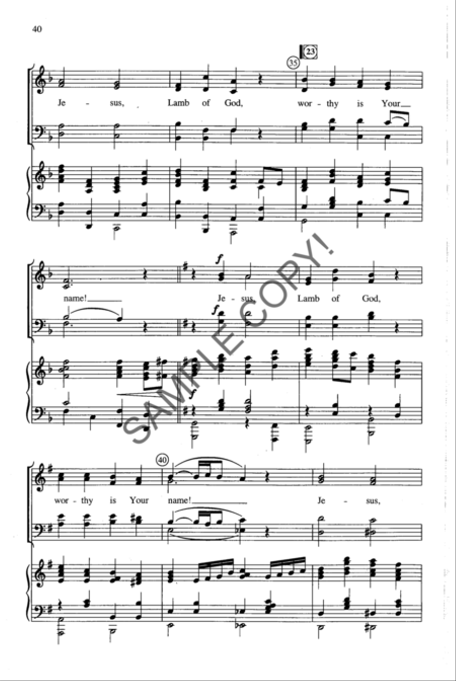 Shadow of the Cross 4-Part scores gallery preview page 26