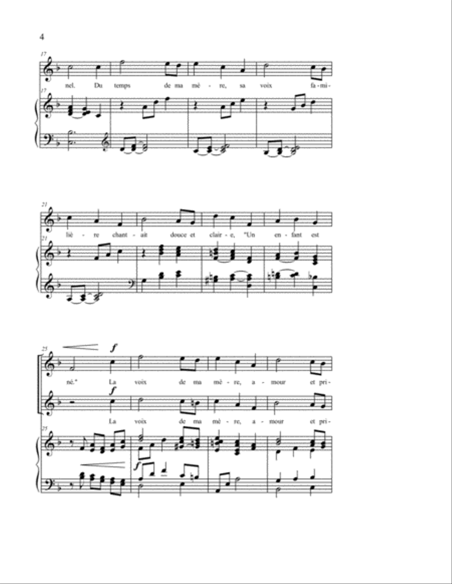 Noel c'est l'amour SSA scores gallery preview page 3