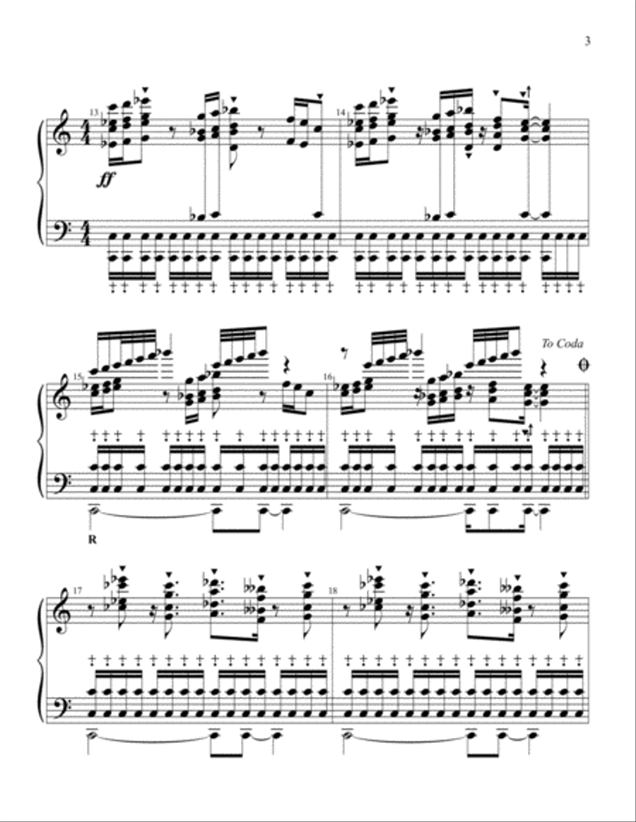 Live And Let Die Handbell Choir scores gallery preview page 3
