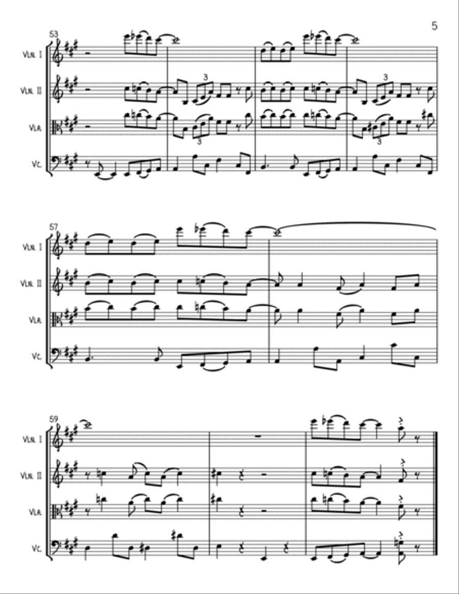 Always Look On The Bright Side Of Life String Trio scores gallery preview page 5