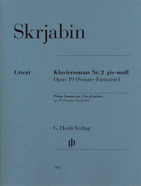 Alexander Scriabin : Piano Sonata No. 2 in G-sharp minor, Op. 19