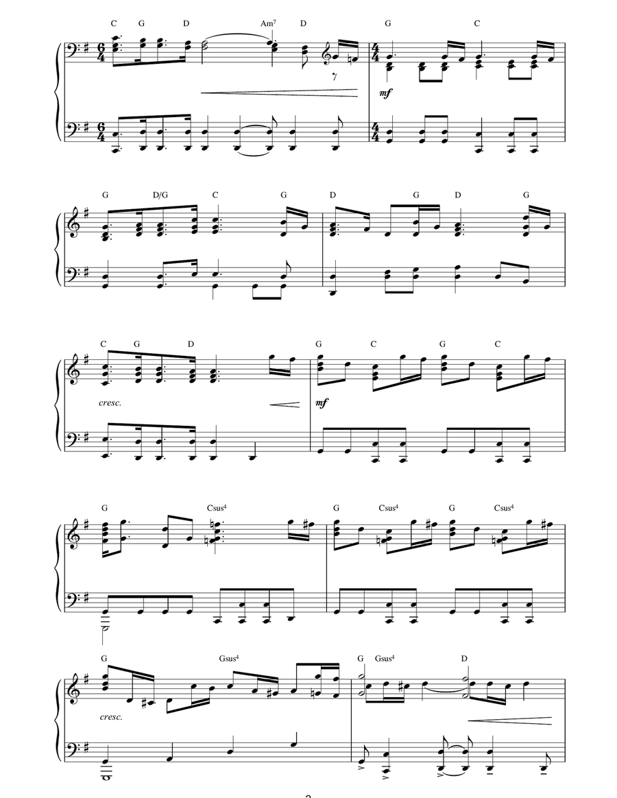 Jurassic Park Jurassic Park Piano Solo scores gallery preview page 2
