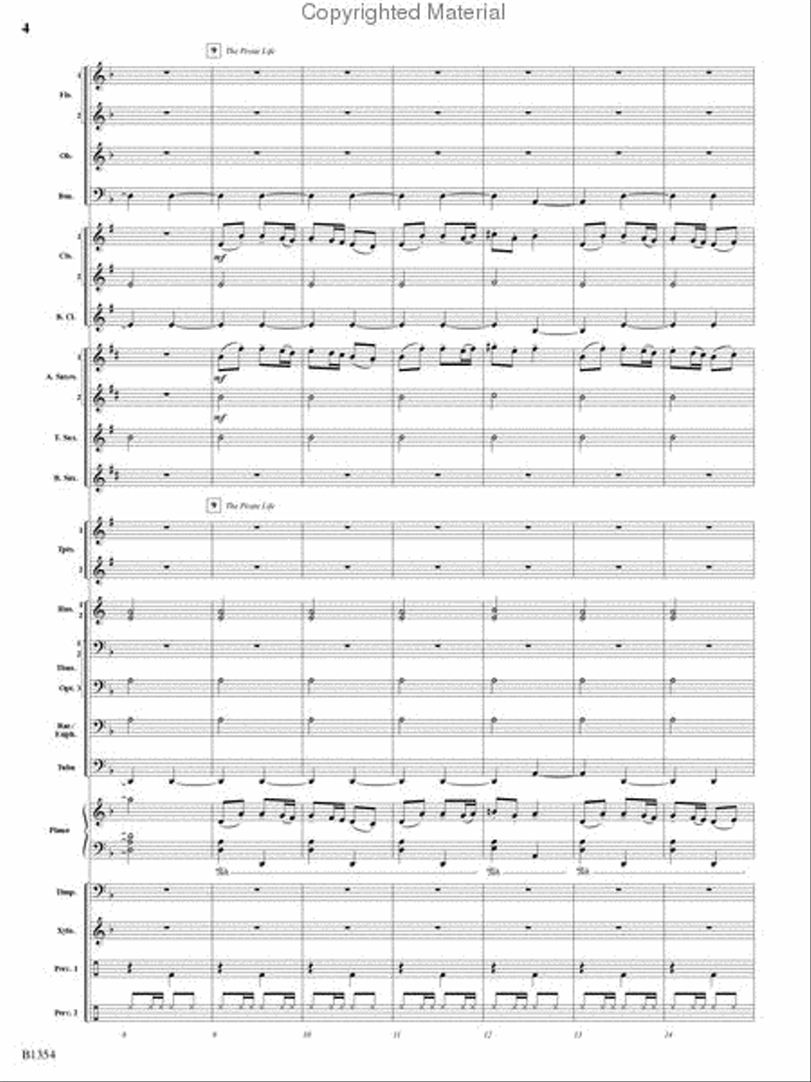 Buccaneer Hornpipe Concert Band scores gallery preview page 3