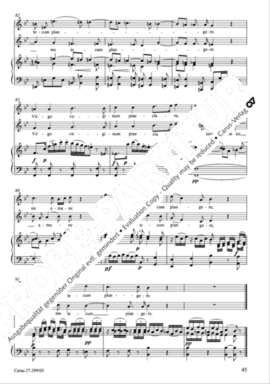 Stabat mater Stabat mater Women's Choir scores gallery preview page 46