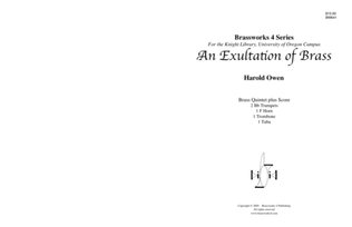 Book cover for An Exultation of Brass
