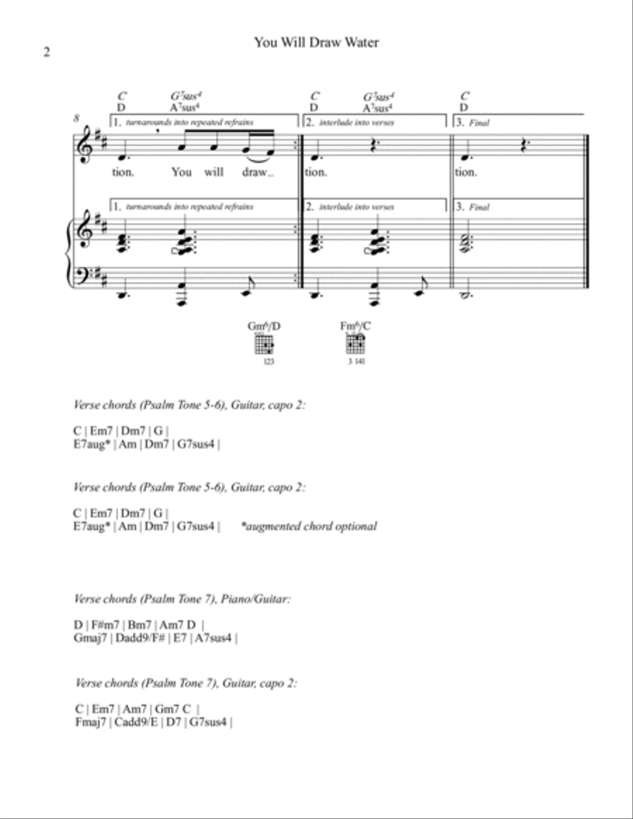 You Will Draw Water (Is. 12) [Octavo - Complete Package] 4-Part scores gallery preview page 6