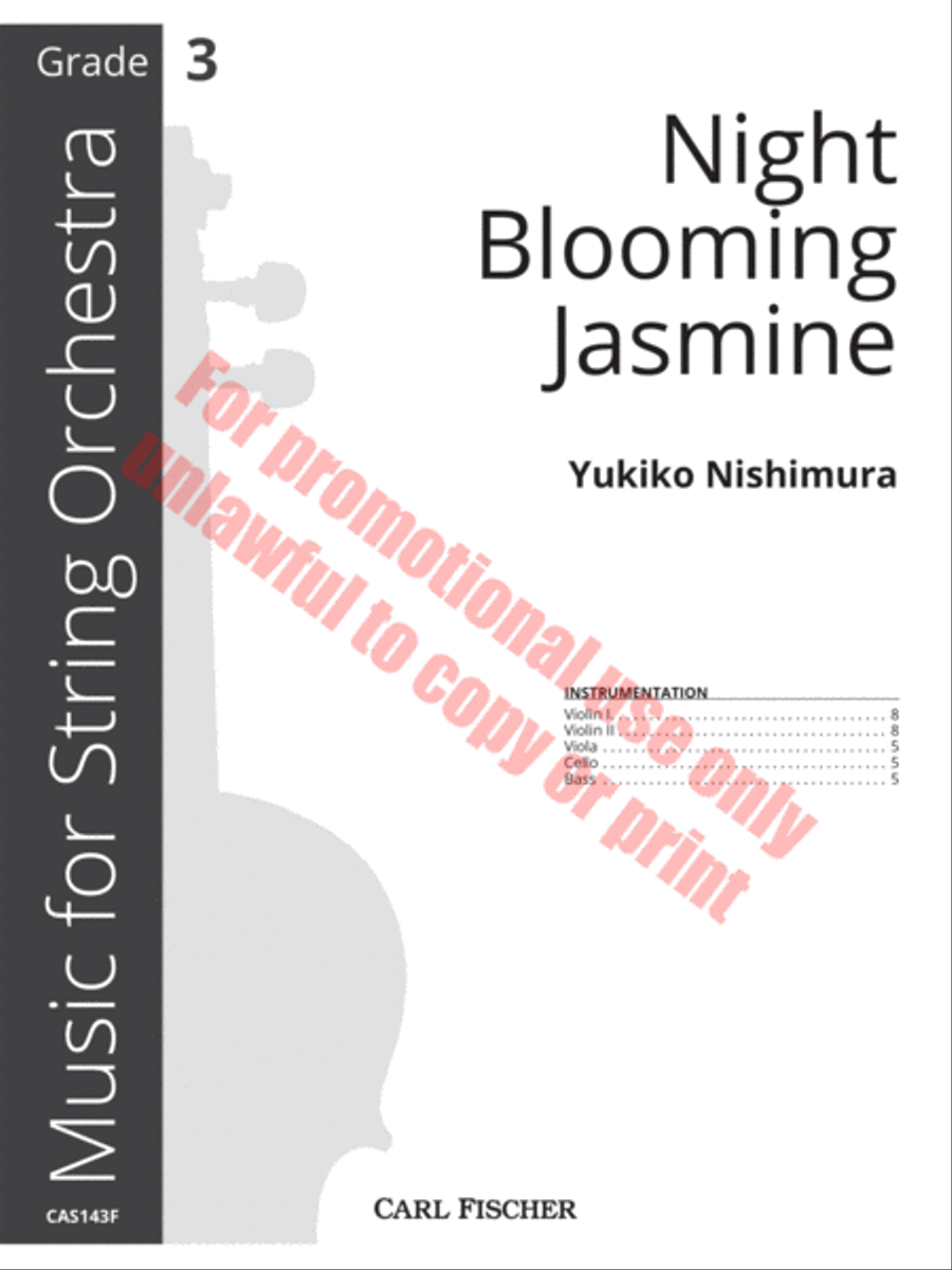 Night Blooming Jasmine String Orchestra scores gallery preview page 2