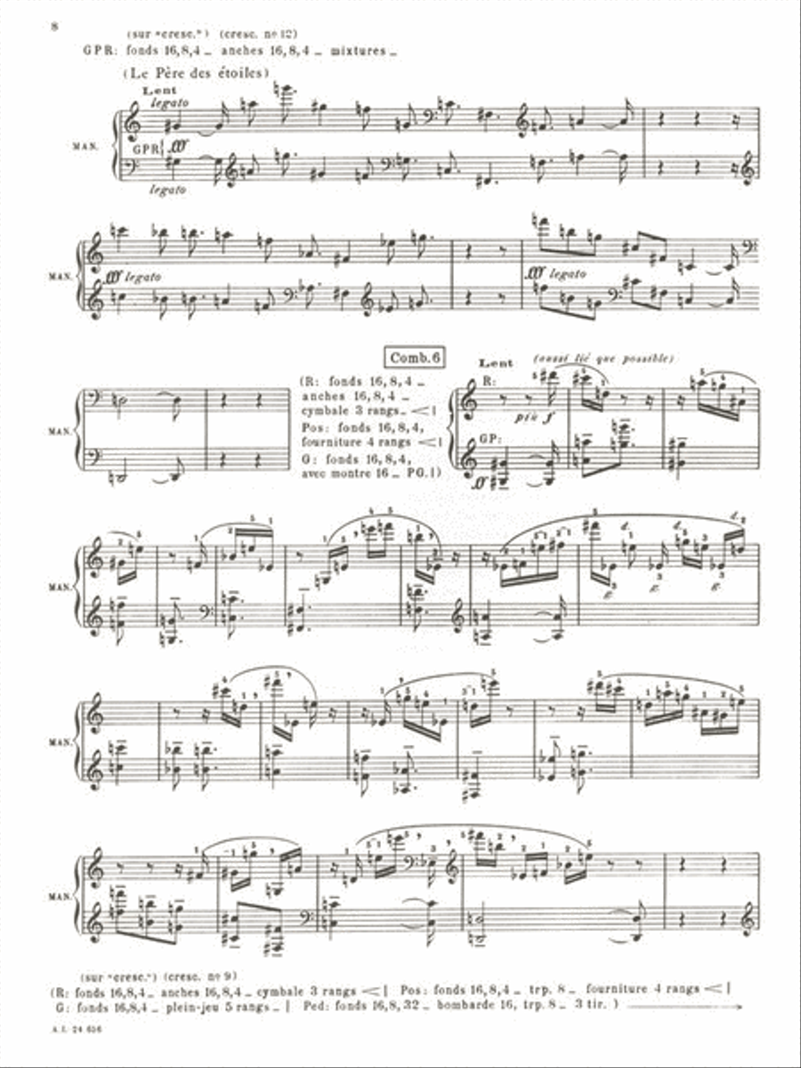 Meditations Sur Le Mystere De La Sainte Trinite Pour Orgue Organ scores gallery preview page 2