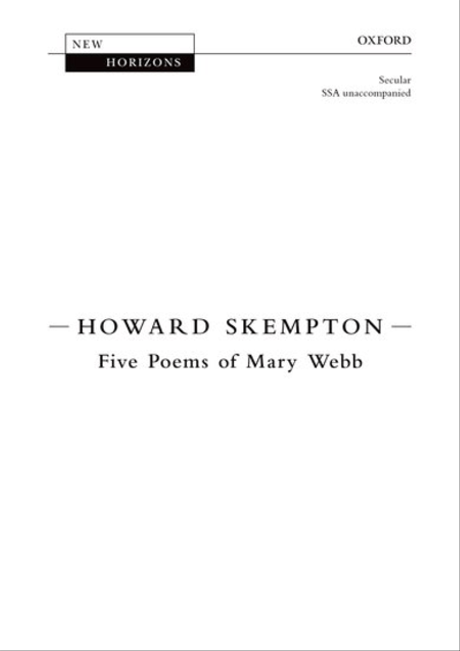 Five Poems of Mary Webb