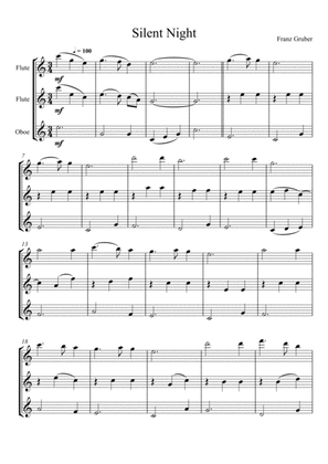 Franz Gruber - Silent Night (Flute, Flute and Oboe Trio)