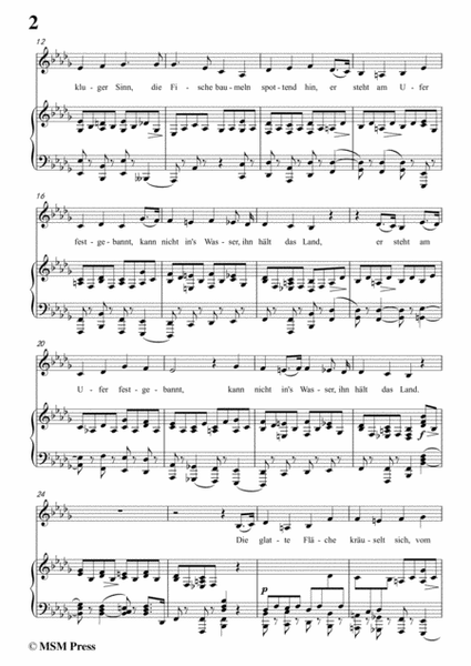 Schubert-Wie Ulfru fischt,in b flat minor,Op.21,No.3,for Voice and Piano image number null