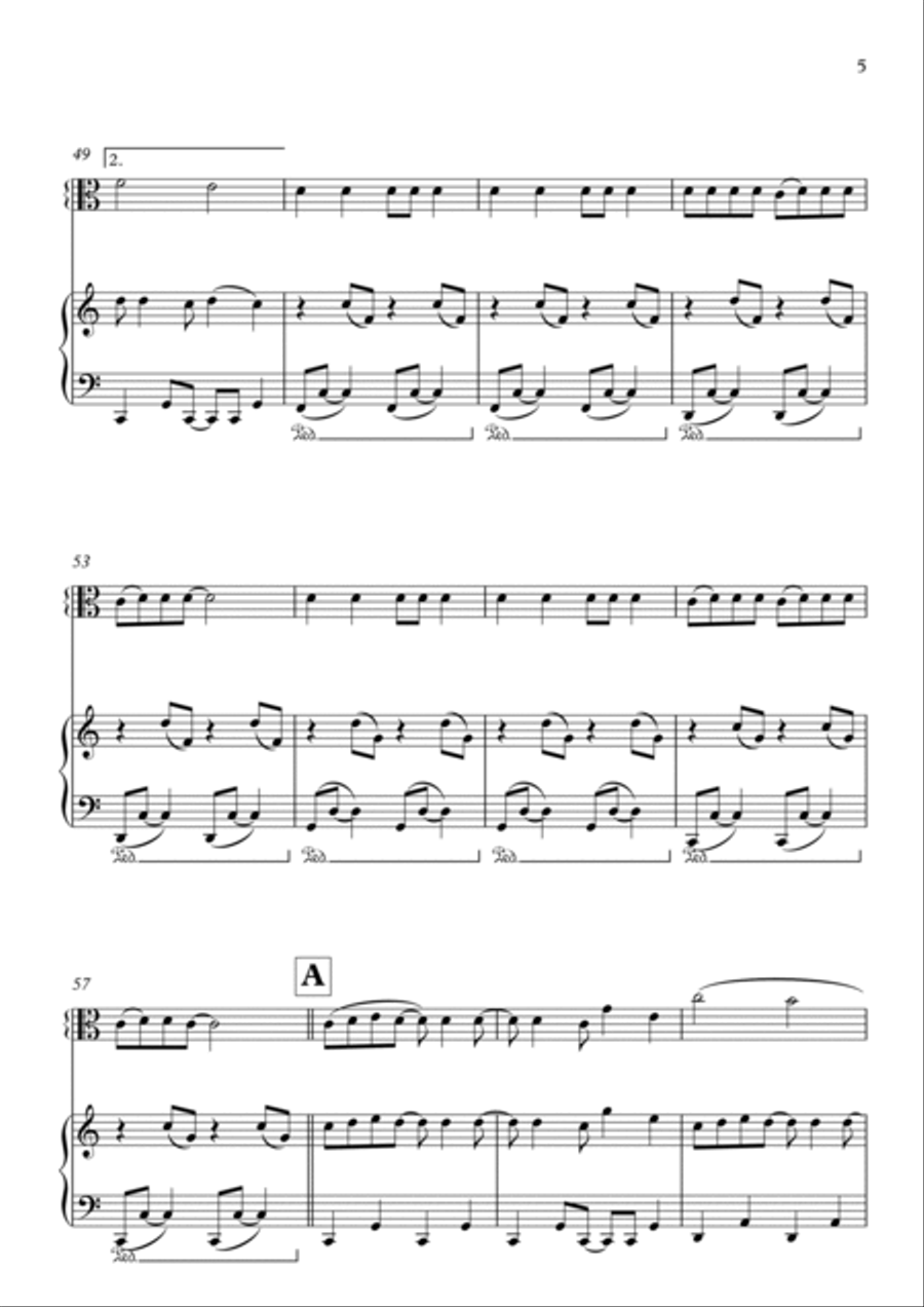 As It Was Viola scores gallery preview page 5