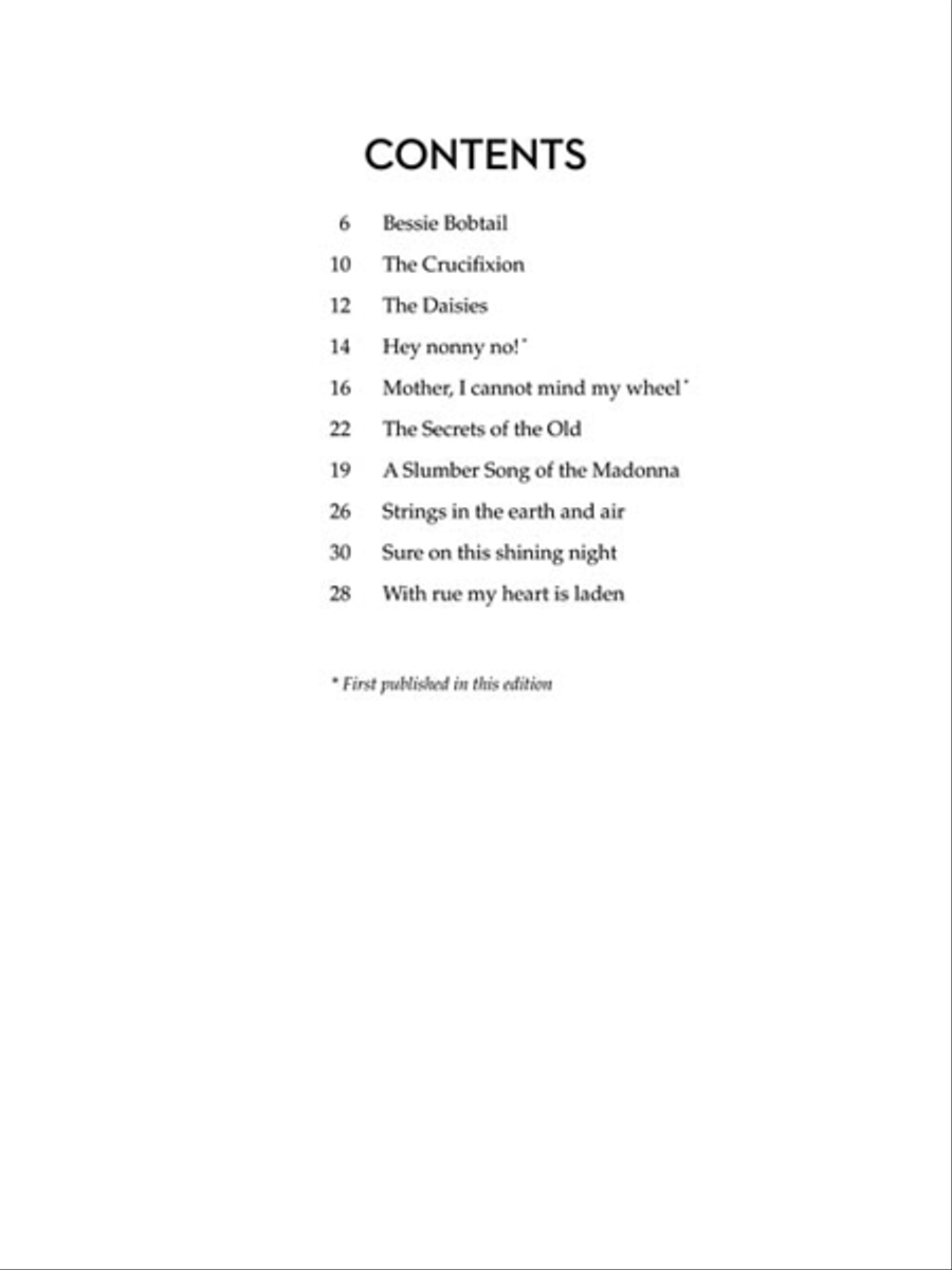 10 Selected Songs 10 Selected Songs Low Voice scores gallery preview page 2