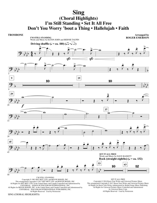 Sing (Choral Highlights) - Trombone
