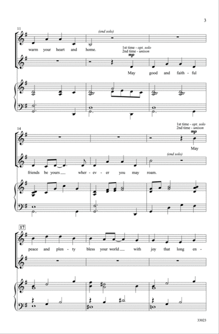 Until We Meet Again Women's Choir scores gallery preview page 3