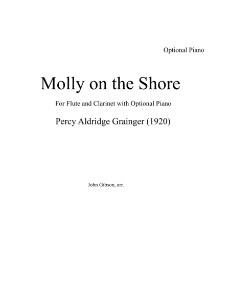Molly on the Shore - flute and clarinet image number null