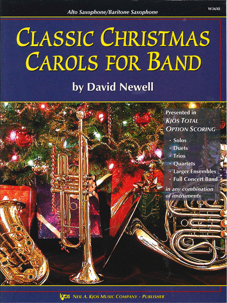 Classic Christmas Carols For Band-Alto Sax