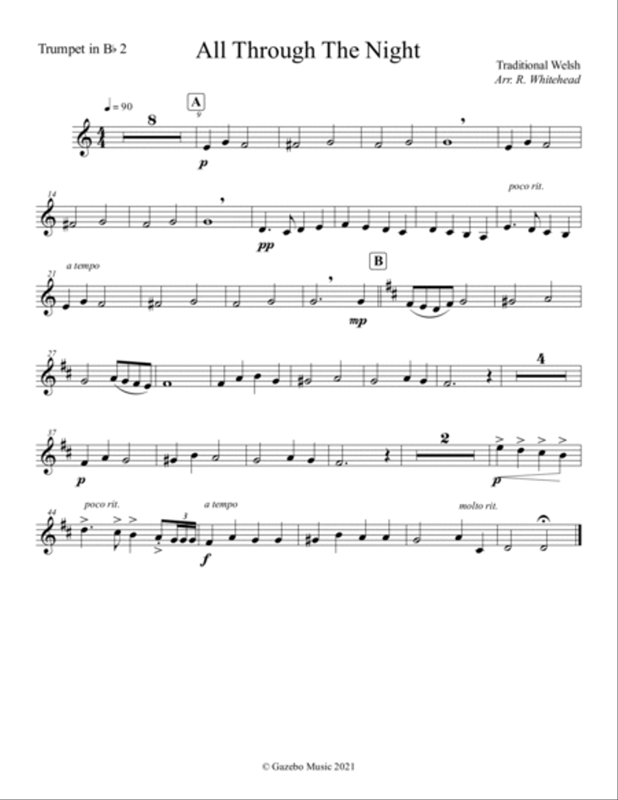 All Through The Night All Through The Night Brass Ensemble scores gallery preview page 4