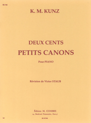 Book cover for Petits canons (200)