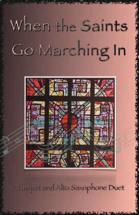 Book cover for When the Saints Go Marching In, Gospel Song for Trumpet and Alto Saxophone Duet