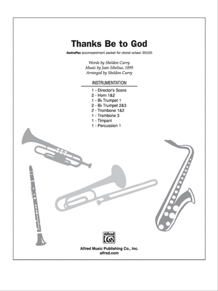 Thanks Be to God Choir scores gallery preview page 1
