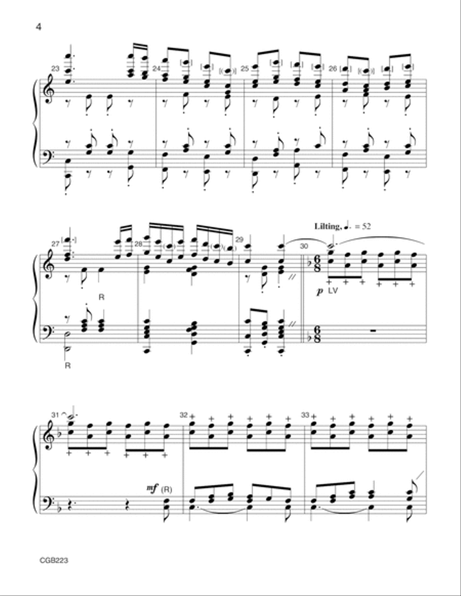 The Shepherd's Carol The Shepherd's Carol Handbell Choir scores gallery preview page 4