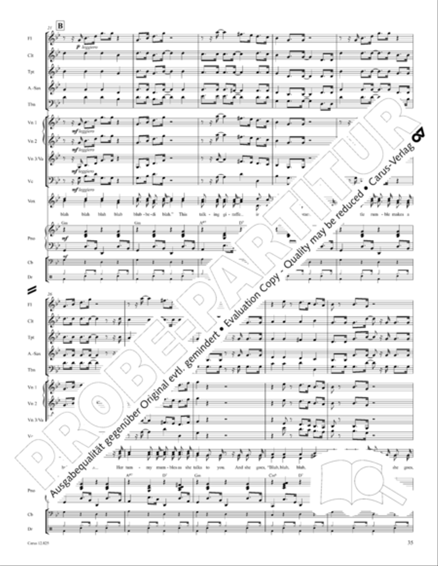 Circus Allegro Circus Allegro Choir scores gallery preview page 36
