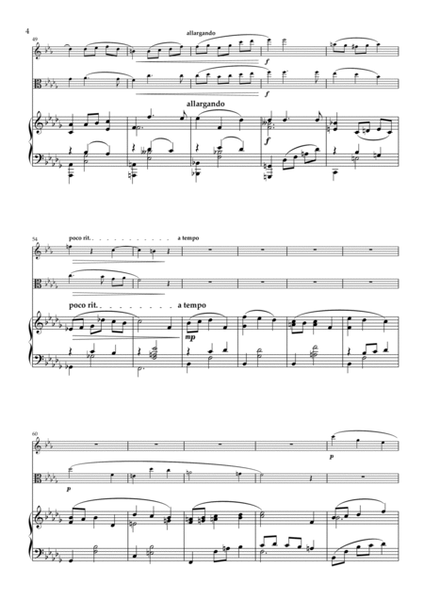 Nocturne. Original For Clarinet, Viola and Piano. image number null