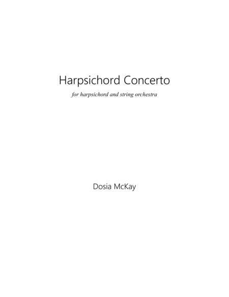 Harpsichord Concerto image number null