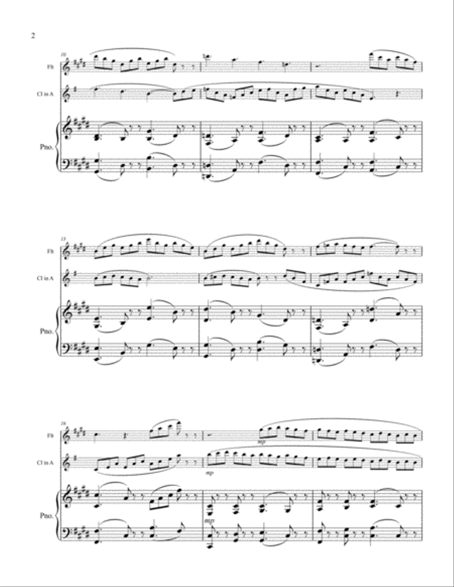 Master's Flute Small Ensemble scores gallery preview page 2