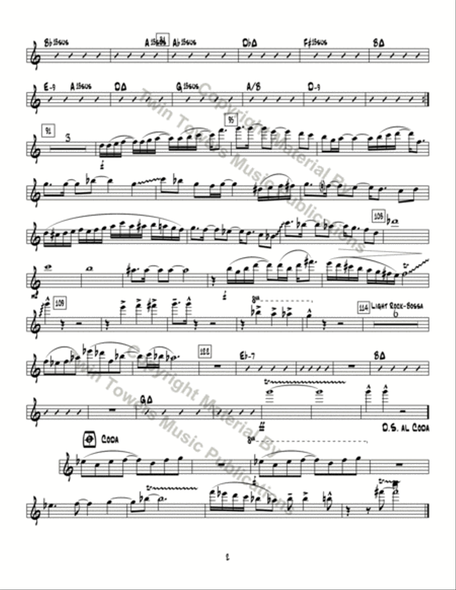 Lindos Olhos: Beautiful Eyes Jazz Ensemble scores gallery preview page 23