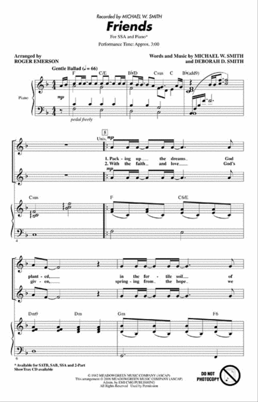 Friends SSA scores gallery preview page 2